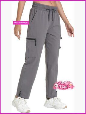 Quick Dry Cargo Pants Lightweight Hiking Joggers with Pockets